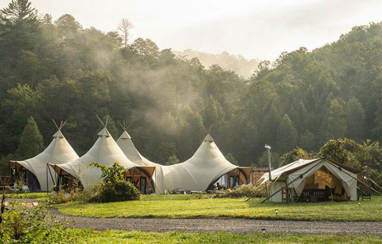 Hotel Under Canvas Great Smoky Mountains Pigeon Forge Exterior foto